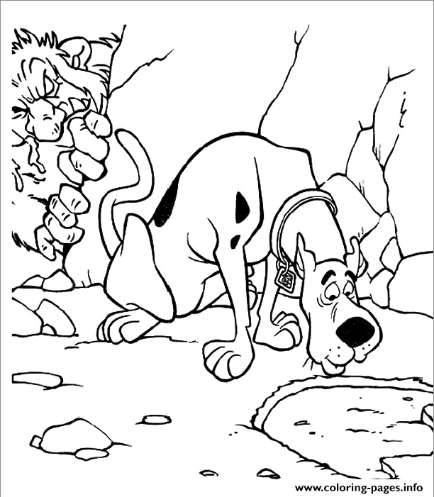 Halloween Scooby Doo Coloring In Pages Free4607 coloring