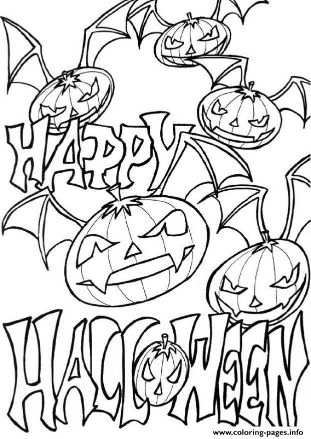 Happy Halloween Free Printable Pumpkin S Kids5cb7 coloring