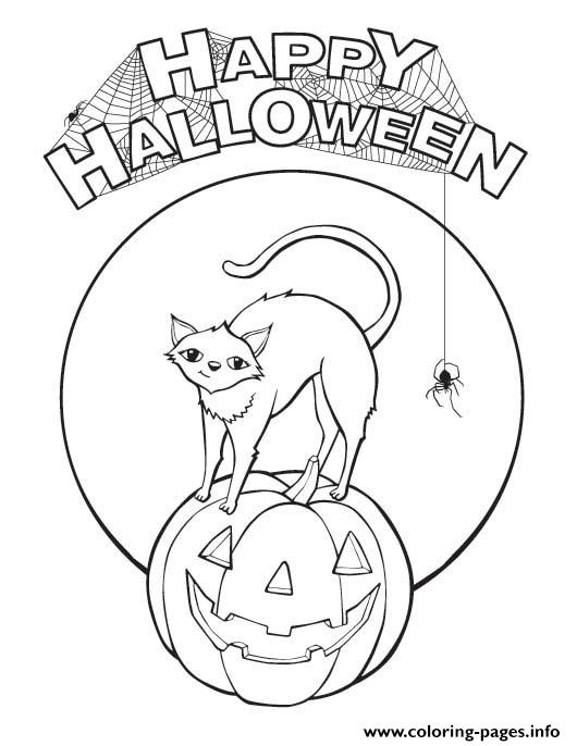 Happy Halloween Pumpkin S Kids0b76 coloring