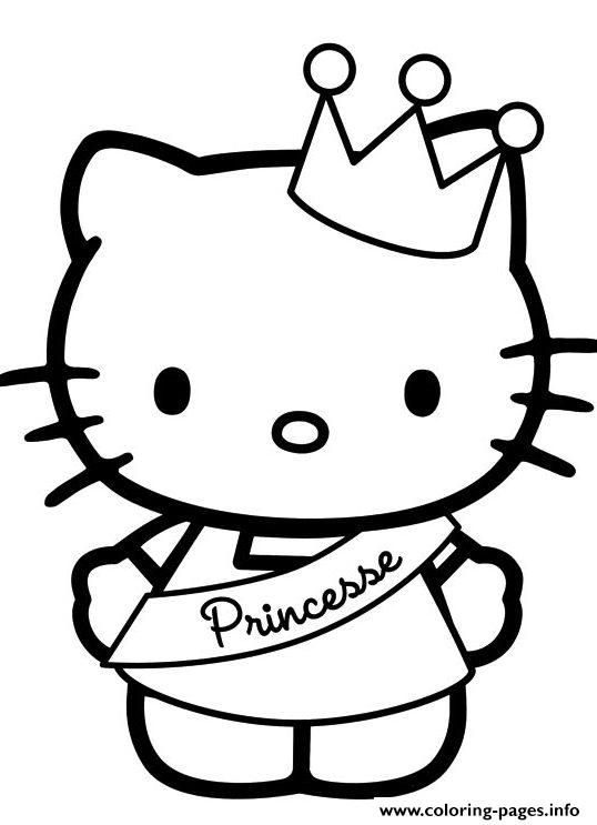 Hello Kitty S Cute Princess512e coloring