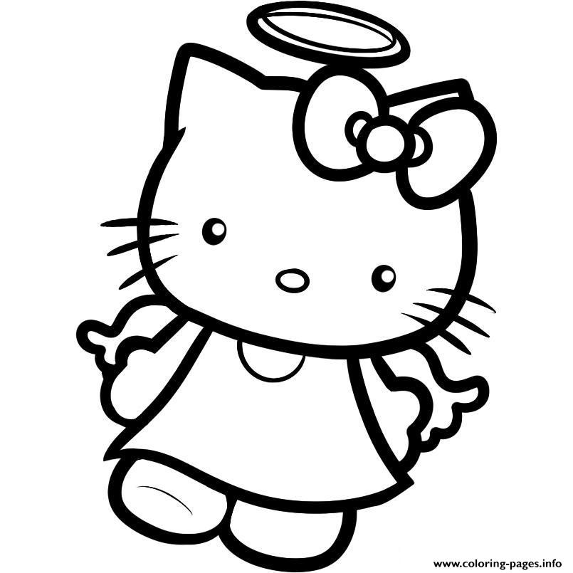 Kids Hello Kitty S Angel2e70 coloring