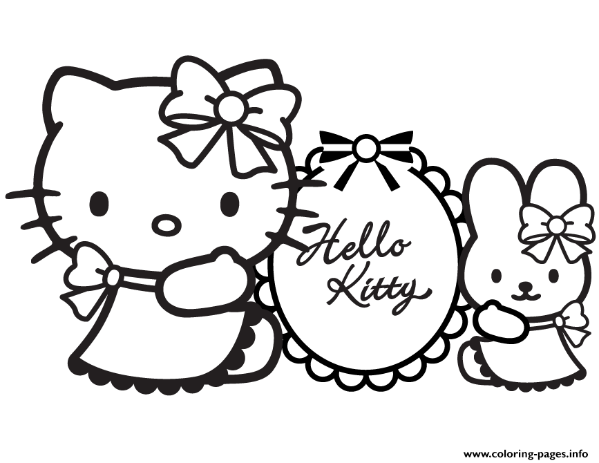 Hello Kitty S Free To Printe1d4 coloring