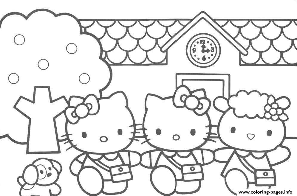 Hello Kitty S With Friends1054 coloring