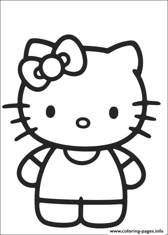 Easy Hello Kitty S30a3 coloring
