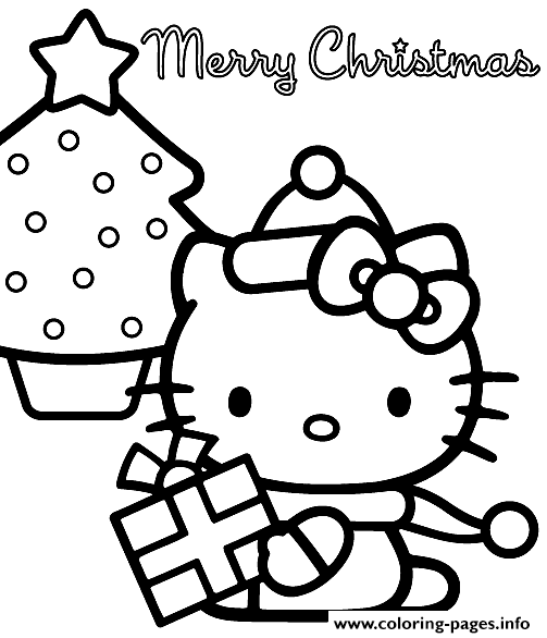 Hello Kitty  Christmas8ae2 coloring