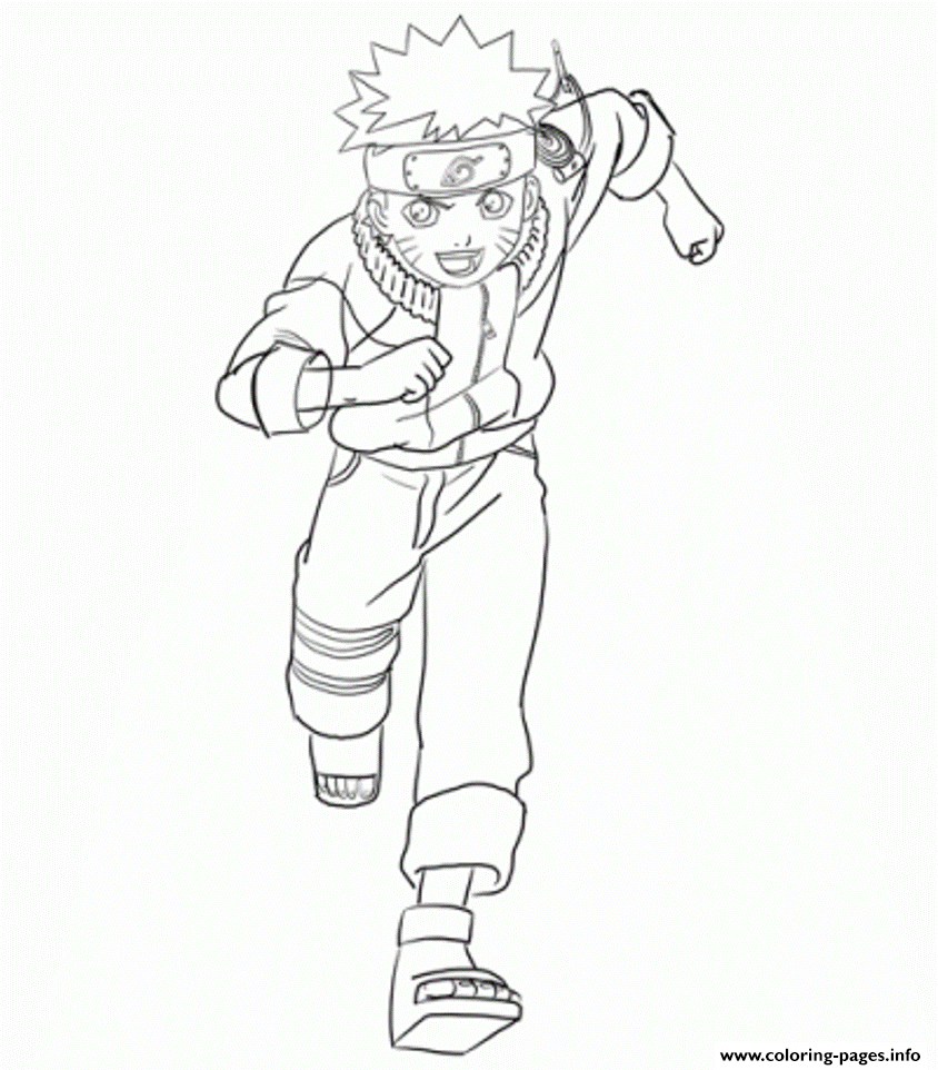 Coloring Pages Anime Narutofd25 coloring
