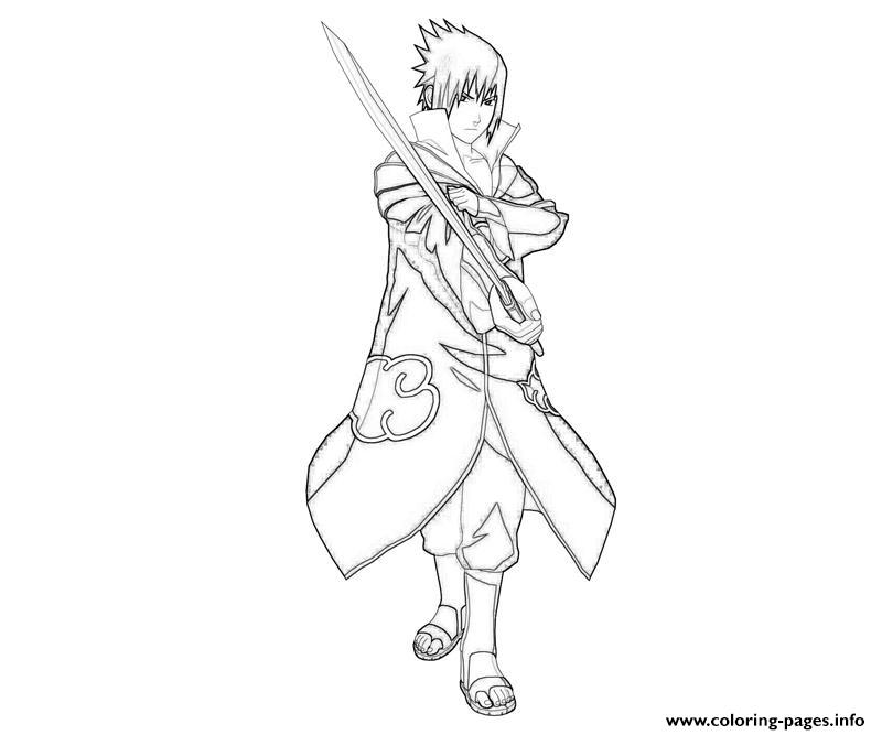 Sasuke Of Naruto S7829 coloring