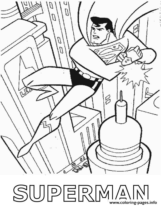 Flying High Superman S For Print9988 coloring
