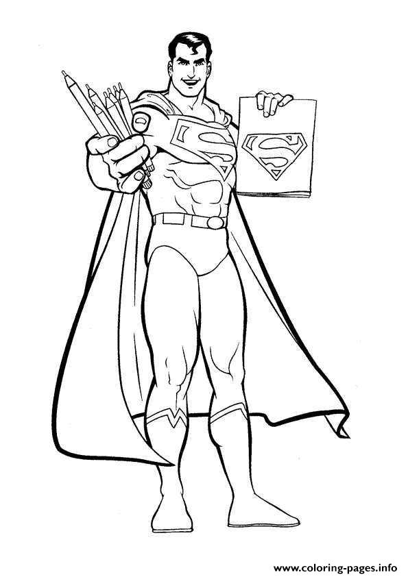 Superman Doing Coloring Pages4c1b coloring
