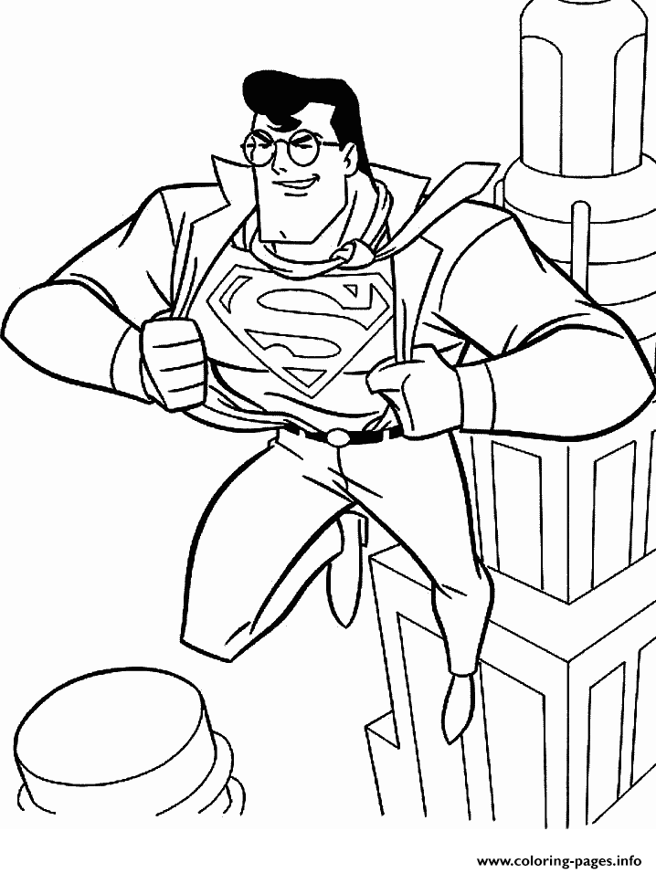 Awesome Superman  For Kidsd57b coloring