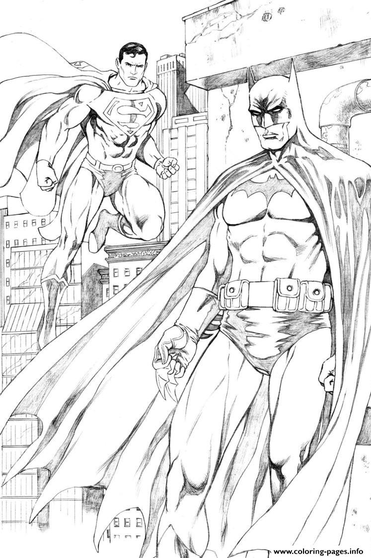 Batman And Superman S For Print Freeea09 coloring