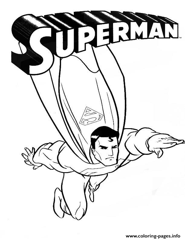 Kids Coloring Page Superman Superheroes5db9 coloring