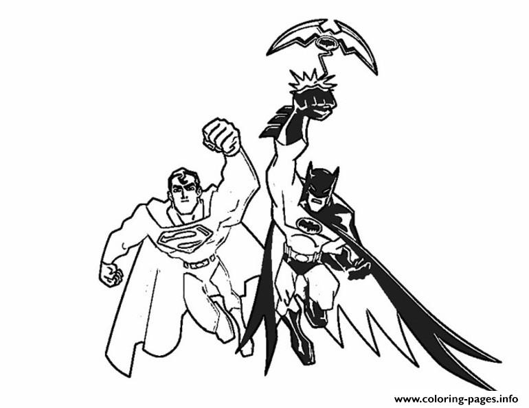 Batman And Superman S For Print02de coloring