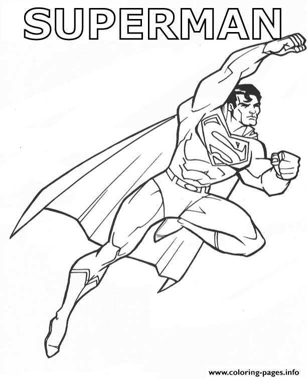 Heroes Superman S For Kids Printableb2c1 coloring