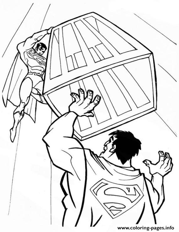 Strong Superman Coloring Page9c8b coloring