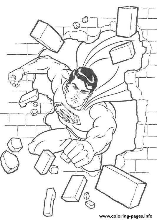 Superman S To Print Outdf77 coloring