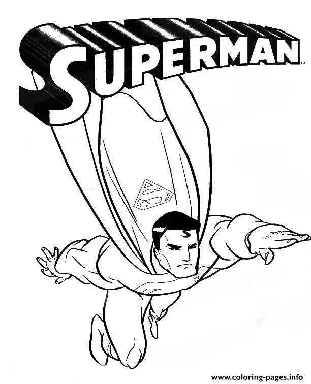 Superman  Printable0548 coloring
