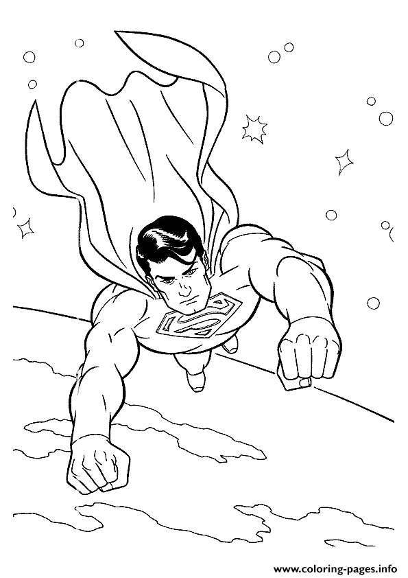 Superman Ouf Of Space Coloring Paged3c6 coloring
