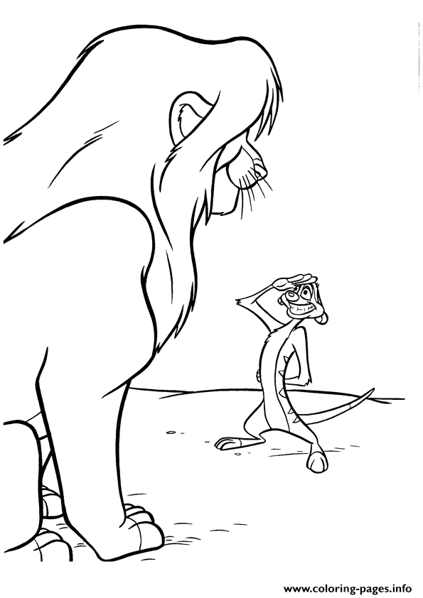 Mufasa And Timon 8aa2 coloring