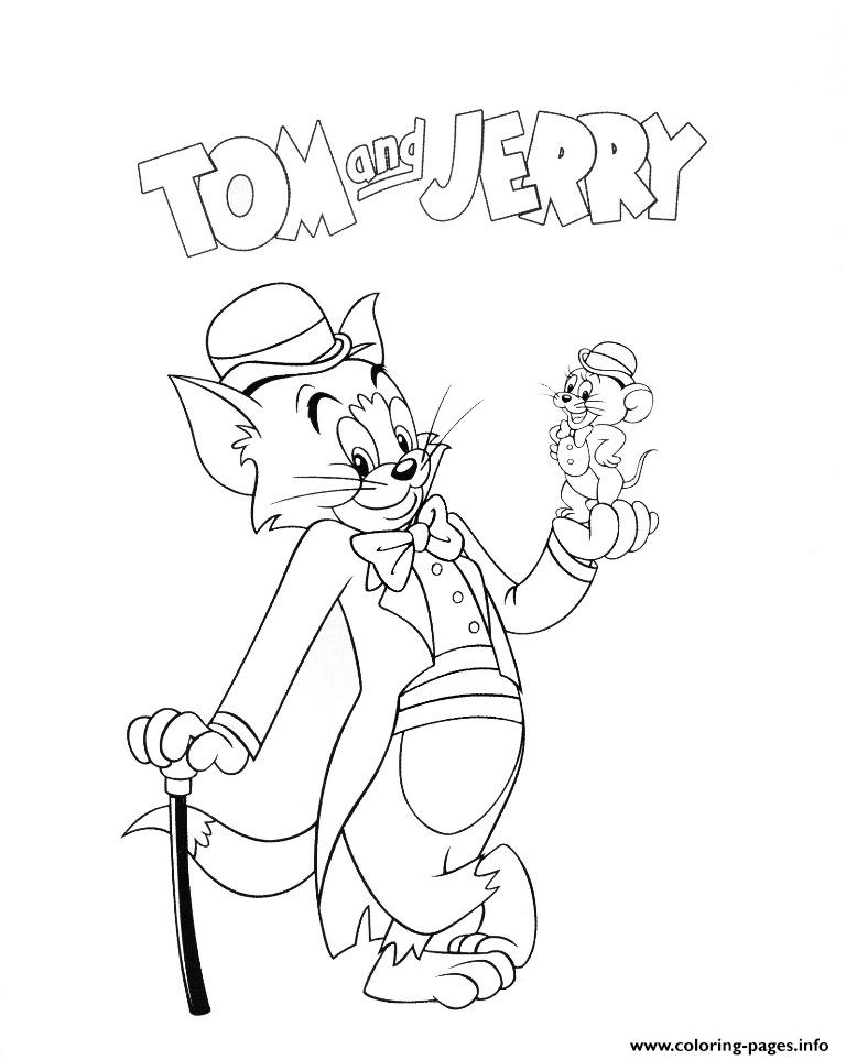 Tom And Jerry Like A Sir F71e coloring