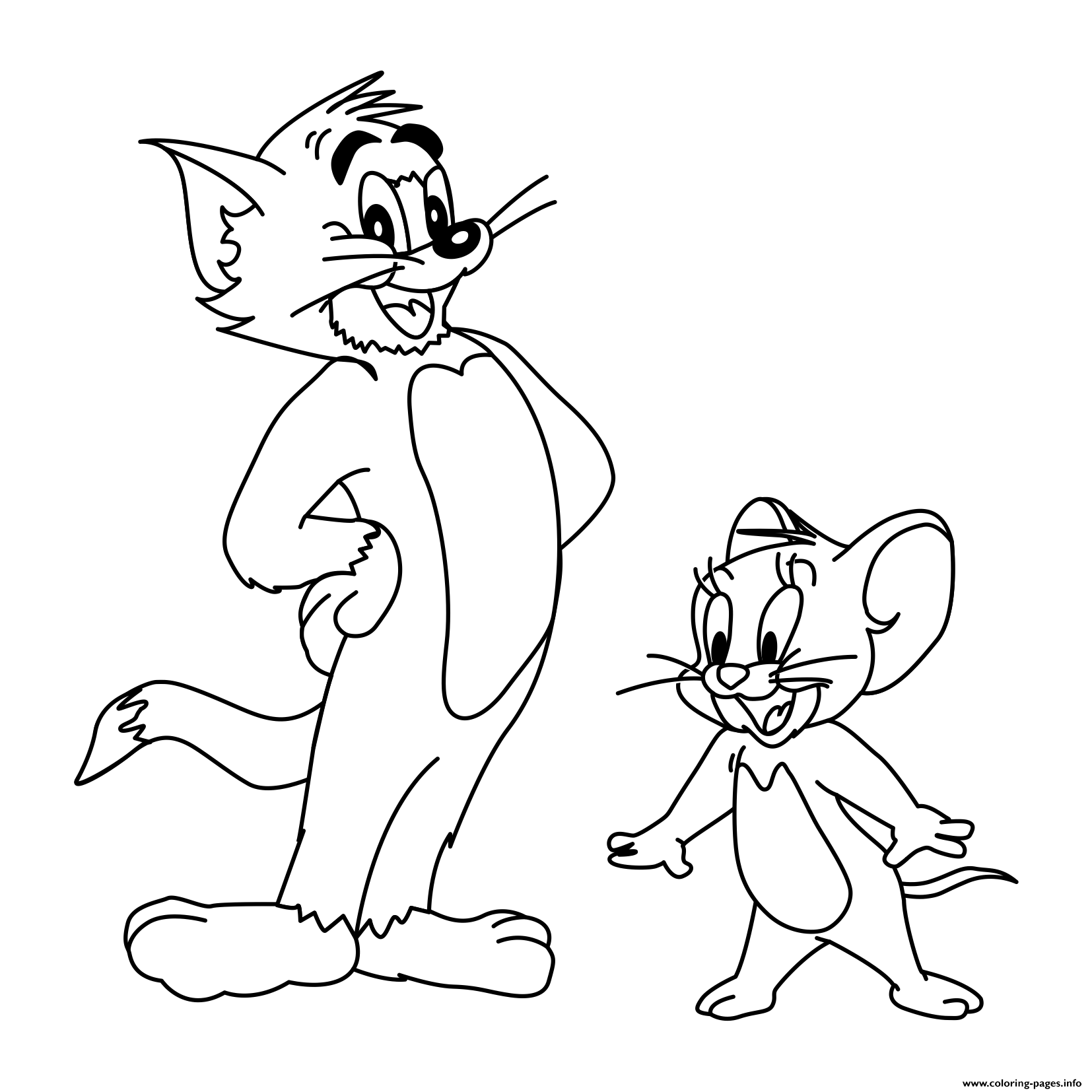 Free Tom And Jerry  For Kidsbc7e coloring