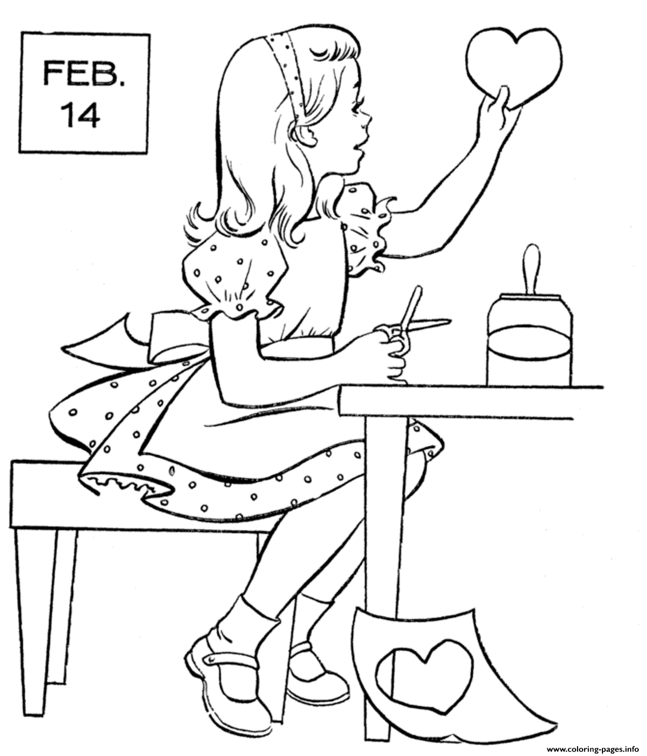 14 February Valentines S16997 coloring