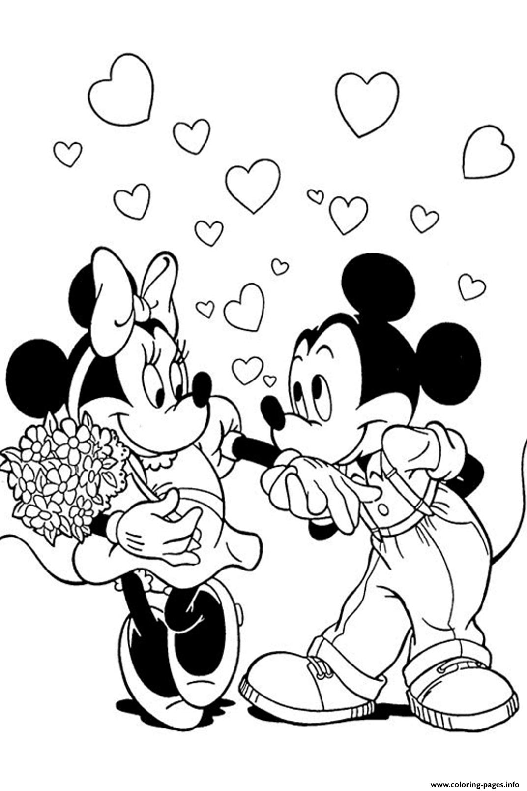 Sweet Couple Valentine S41b6 coloring