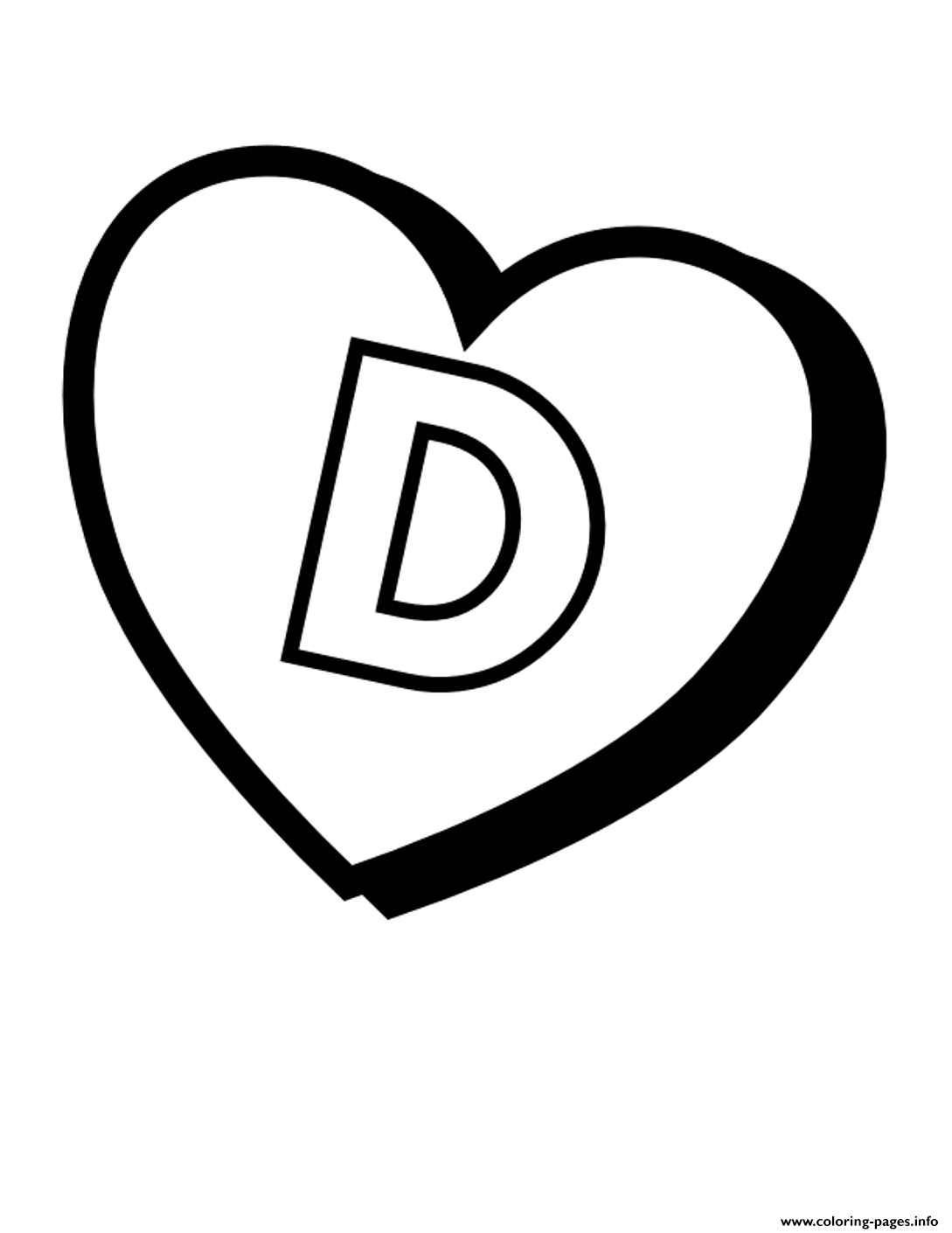 Valentines D Printable Alphabet S3cbe coloring