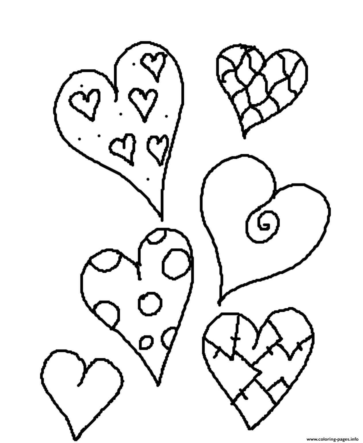 Loves Valentine Se4eb coloring