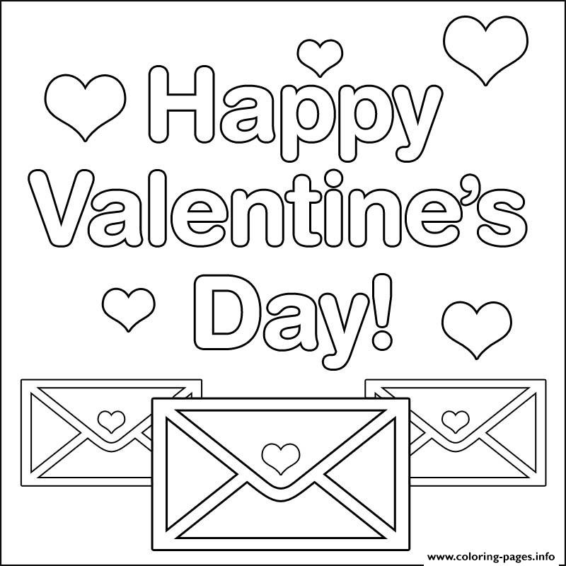 Letters For Valentine Sa4b2 coloring