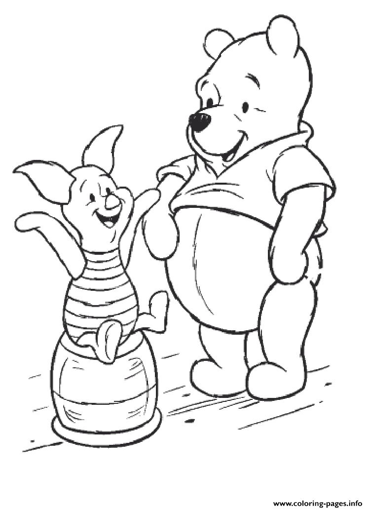 Printable Coloring Pages Winnie The Pooh And Piglet 6