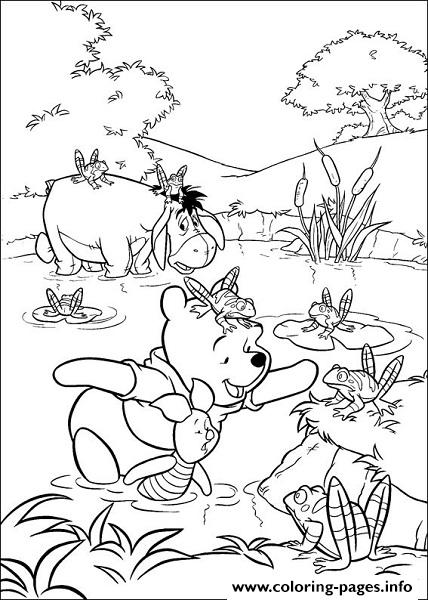 Tiger And Piglet With Frogs Page192e coloring