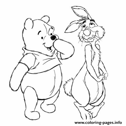 For Kids Rabbit And Winnieaa16 coloring