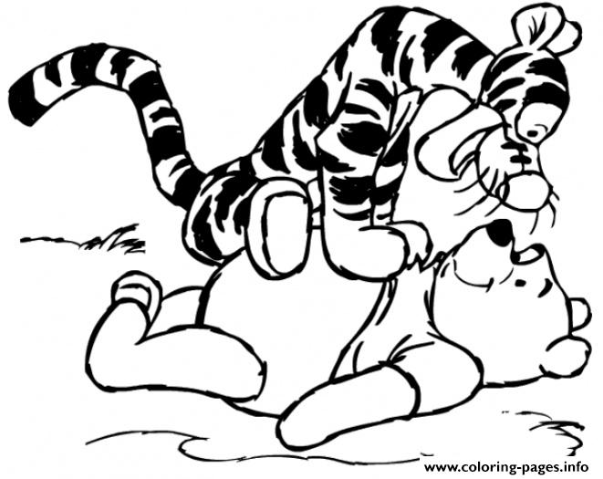 Tiger On Pooh Pagebb7c coloring