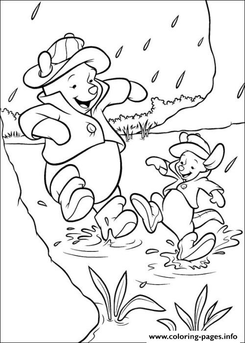 Pooh And Piglets Playing With Muds Page7990 coloring