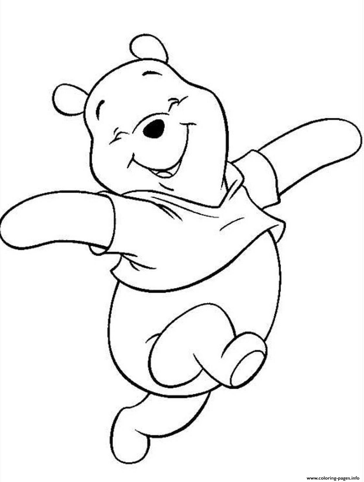 Happy Winnie The Pooh Sd388 coloring