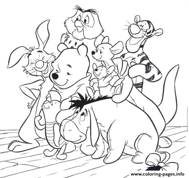 All Winnie The Pooh Characters 2216 coloring