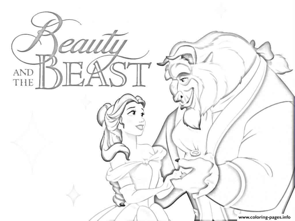 Disney Beauty And The Beast Disney Princess D731 coloring