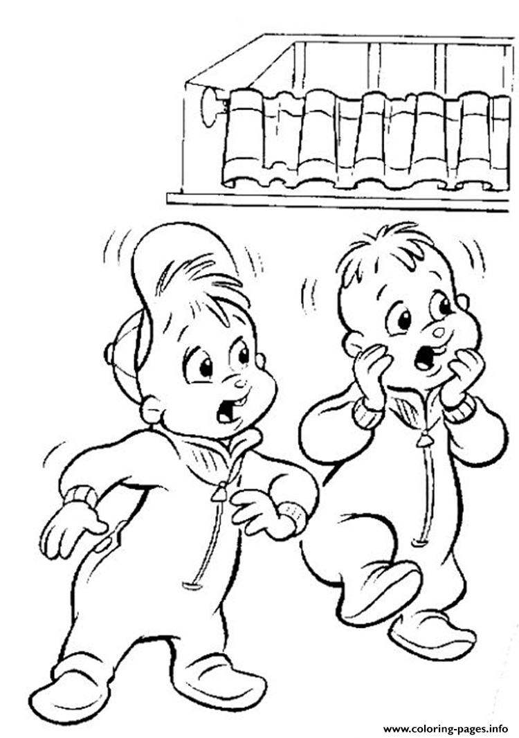 Alvin And The Chipmunks Color Pages Printablesef80 coloring
