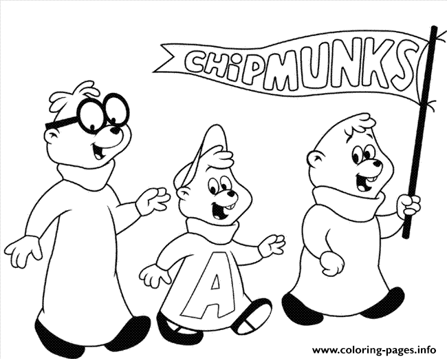 Alvin And The Chipmunks S Printable3882 coloring