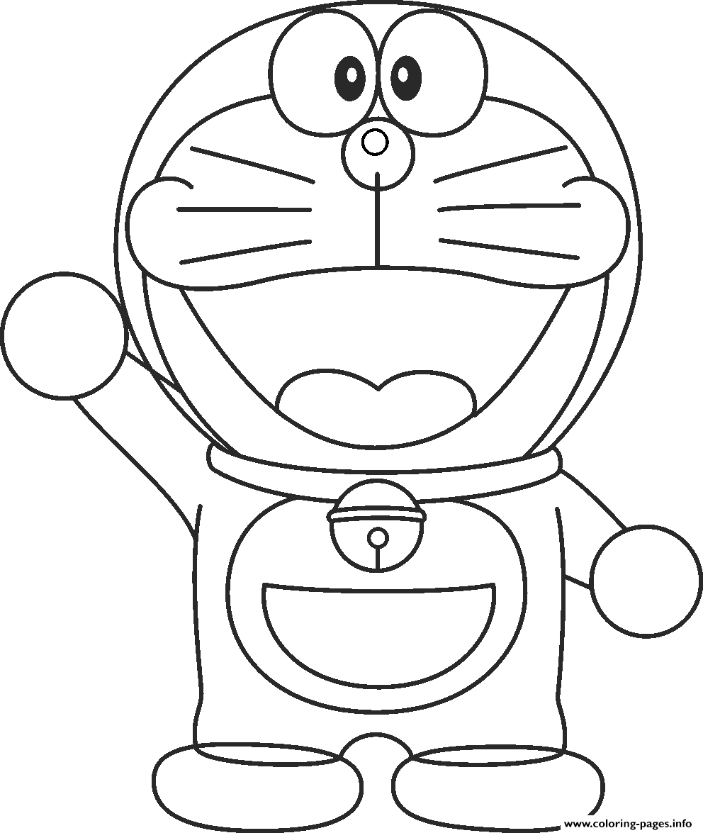 Cartoon S Doraemonb20e Coloring page Printable