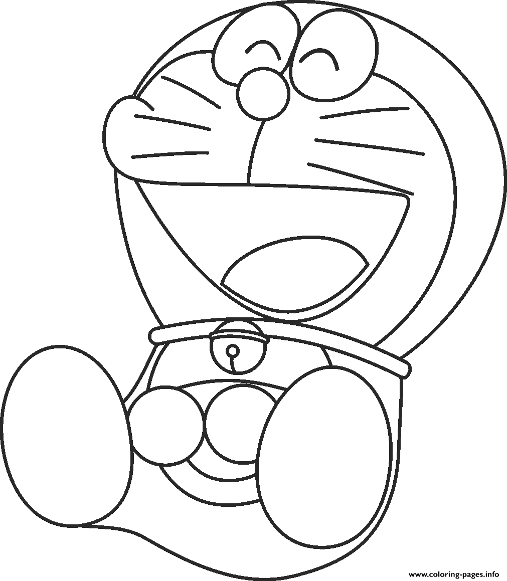 Laughing Doraemon 48e9 Coloring Pages Printable