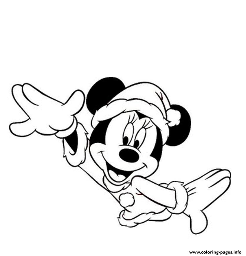 Christmas Minnie Mouse Sf574 coloring