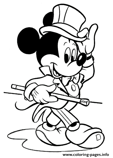 Mickey Is A Sir Disney A3ff coloring