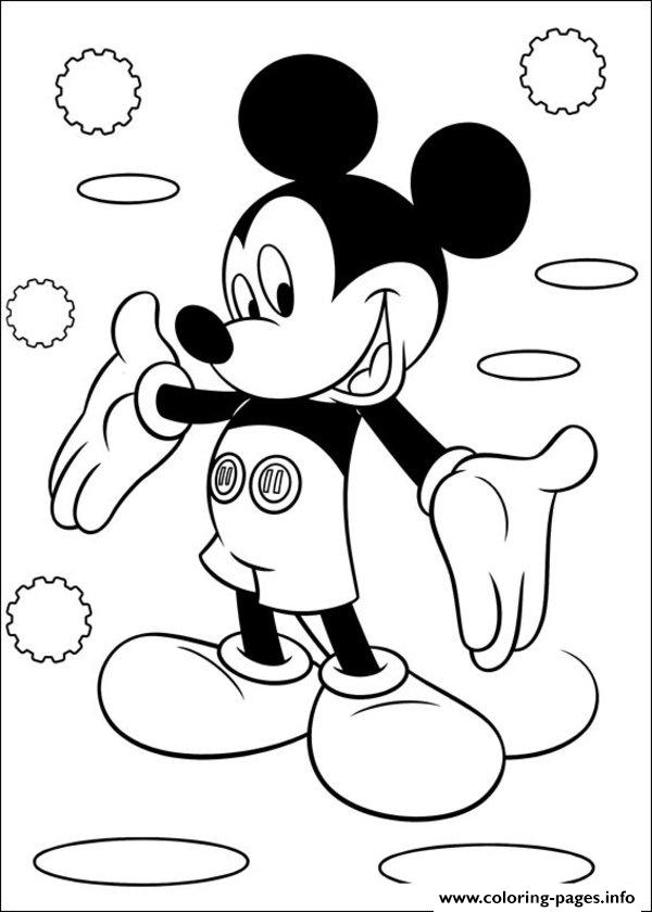 Here Is Mickey Disney S95ee coloring