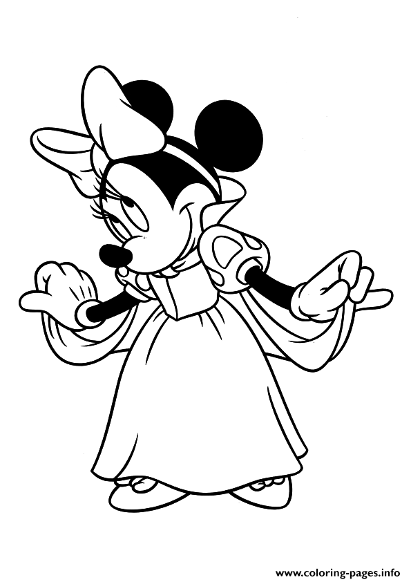 Minnie As Snow White Disney Dd0a coloring