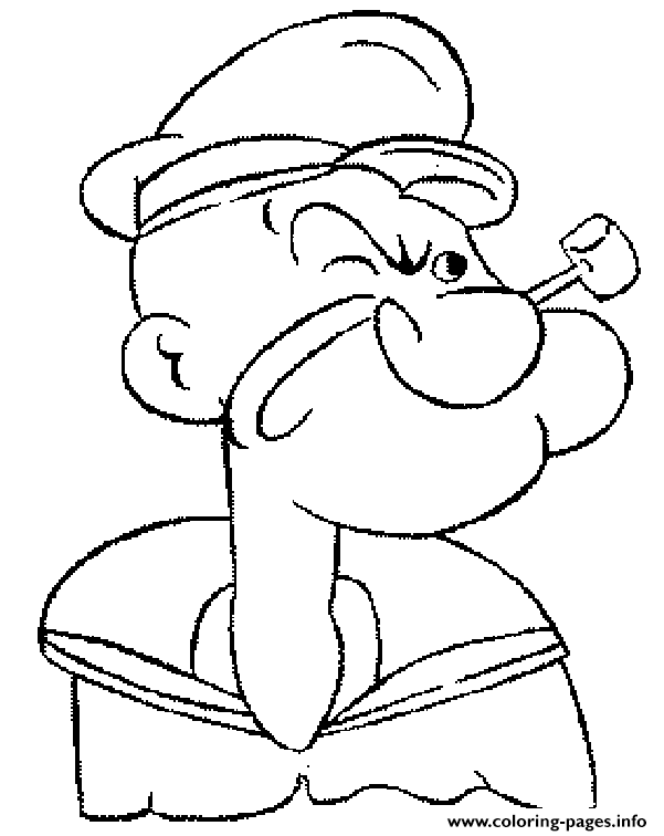 Popeye The Sailor 8beb coloring