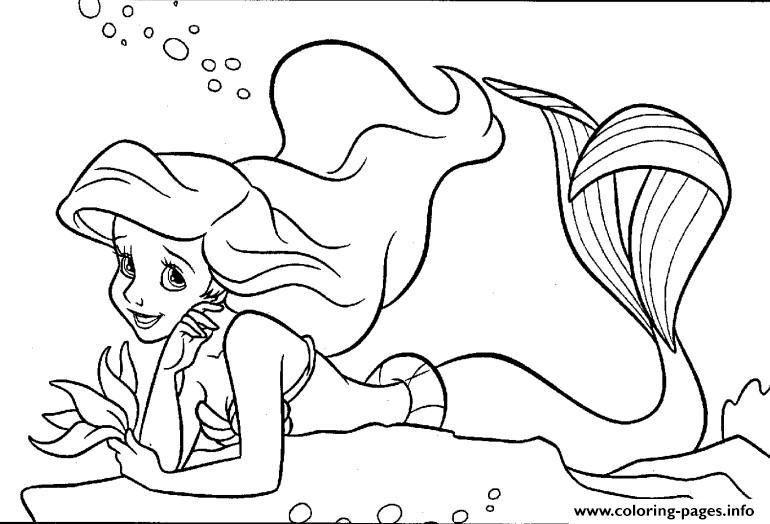 Beautiful Ariel Disney Princess S3b8b coloring