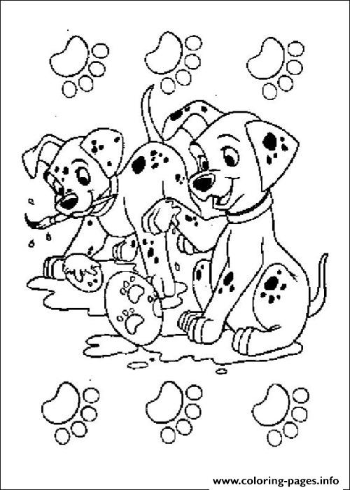 Dalmatians Painting Easter Eggs 5b1a coloring