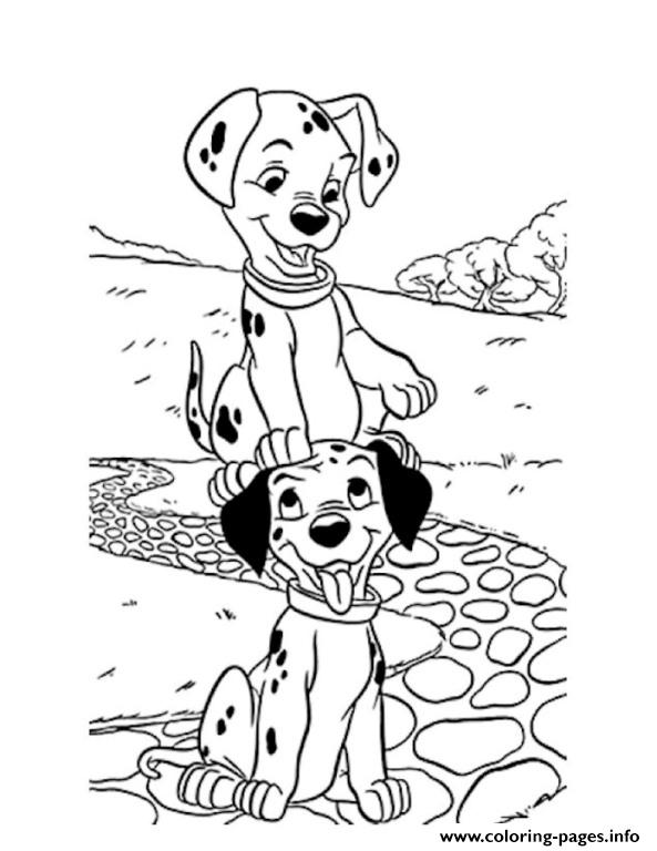 Two Little Dalmatians S Free7f8e coloring